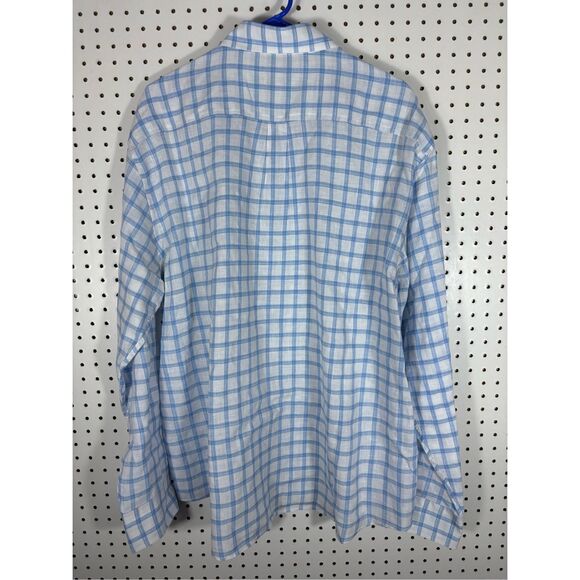 Peter Millar button down linen blend shirt size XXL - Picture 3 of 5